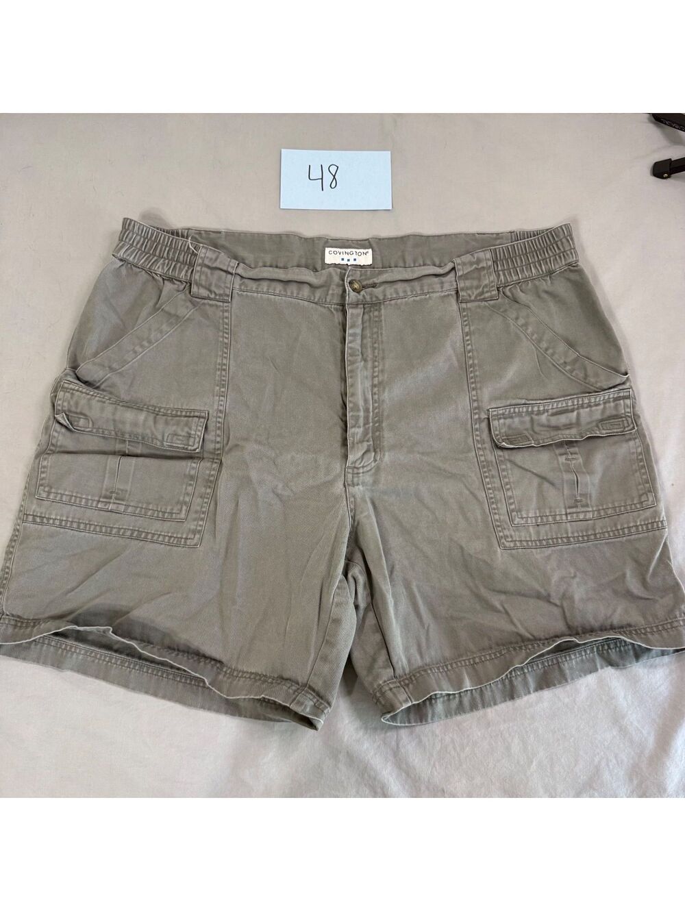 Covington Men's Casual Cargo Shorts Size 40 100% Cotton